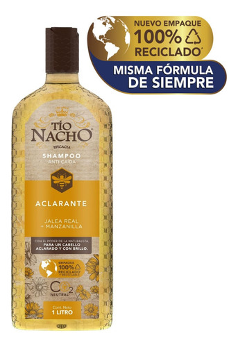 Shampoo Tio Nacho Aclarante Manzanilla X 1000ml