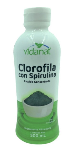 Clorofila Liquida Con Spirulina Concentrada 500 Ml Enviofull