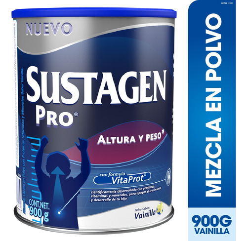 Sustagen Pro Sabor Vainilla - Lata 900 G