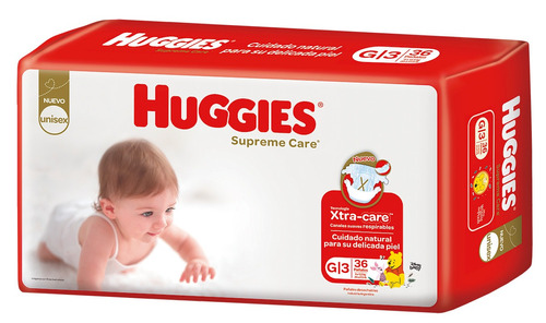 Pañales Huggies Supreme Care  G