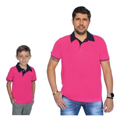 Kit 02 Un Tal Pai Tal Filho Camisa Camiseta Polo + Brinde