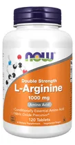 Comprar L-arginina 1000mg Now Foods L-arginine 120 Tablets