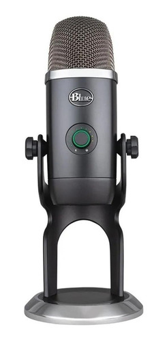 Imagen 1 de 1 de Micrófono Blue Yeti X condensador multipatrón y estéreo negro