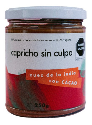 Crema / Spread Keto De Cacao, Capricho Sin Culpa