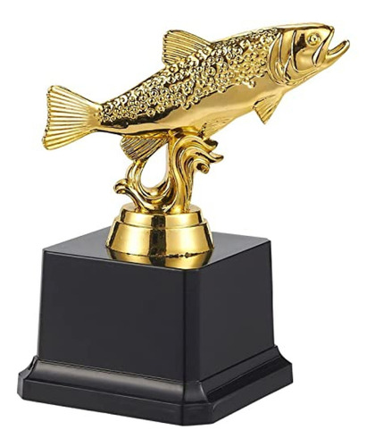 Trofeo De Pesca De Oro Pequeño Juvale Para Ceremonias, Torn
