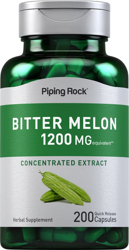 Suplemento Piping Rock Bitter Melon Sabor Sem Sabor X 200 Un