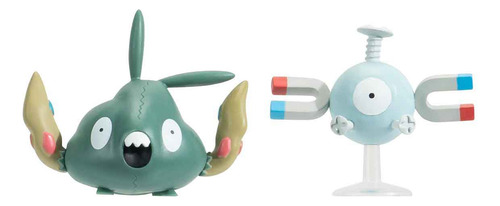 Boneco Pokémon Magnemite E Trubbish E Cenário Pokémon Select
