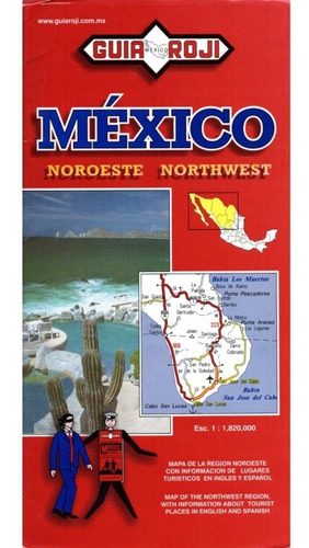 Mapa Turistico Region Noroeste Mexico