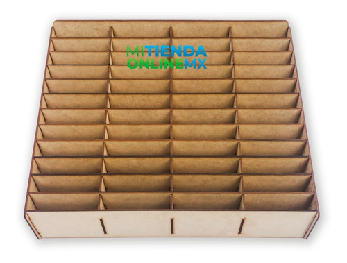 Imagen 7 de 8 de Caja Organizador Exhibidor Mdf Para 48 Telefono Celular
