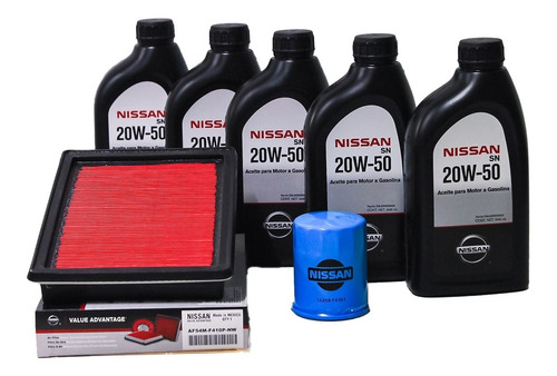 Kit De Afinacion Con 5 Aceites 20w-50 Original Nissan Tsuru