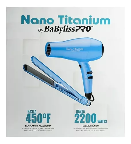 Kit Babyliss 2073 Plancha + Secador Pelo Profesional