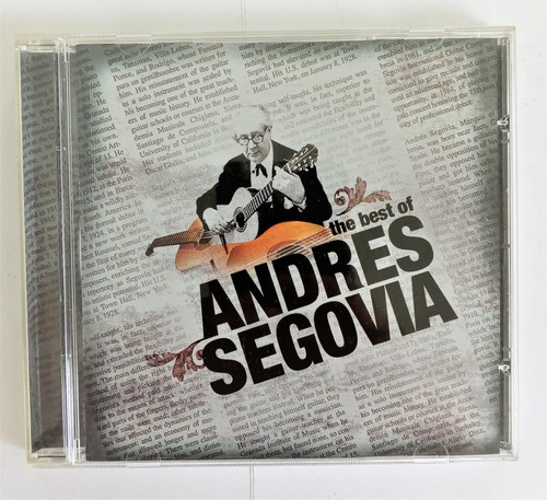 Andres Segovia Cd Guitarra Clasica Best Of Andres Segovia (Usado)
