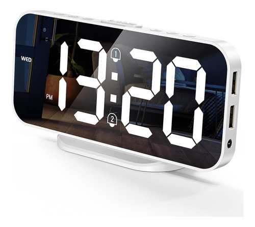 Edup Love Reloj Despertador Digital, Reloj Electronico Con E