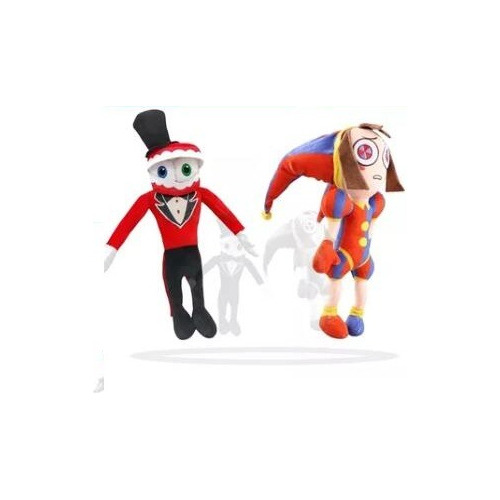 Set De 2 Figuras Muñeco De Peluche Circus Kane Pomni