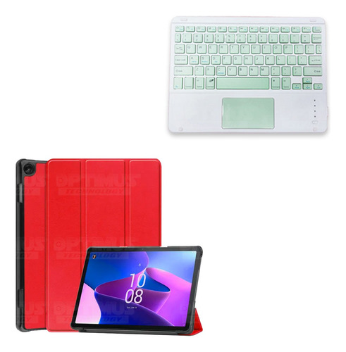 Teclado Case Protector Para Tablet Lenovo M10 Hd Tb328 10.1