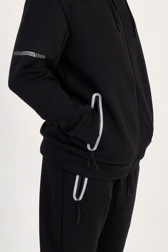 Campera Deportiva Hombre Camperas Con Reflex Y Capucha