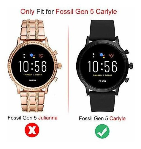 3 Carcasas Protectoras Para Fossil Gen 5 Carlyle