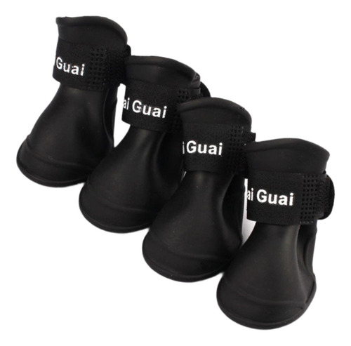 3 X 4 Uds. Botas Para Perros, Zapatos Impermeables Para L