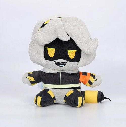 Muñeco De Peluche Uzi Serial Designation V De Murder Drones Gris Oscuro
