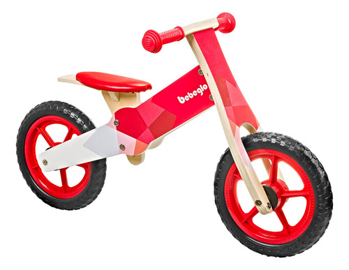 Bicicleta Balance Sin Pedales Bebeglo Rs-1650 Color Rojo