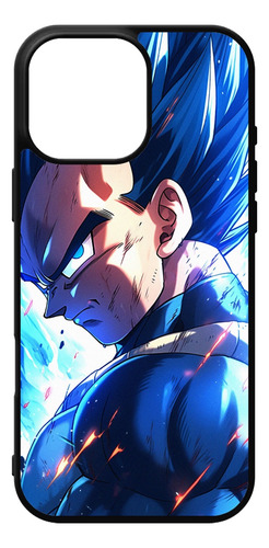 Funda Vegeta Dragon Ball Z Compatible Con Motorola Moto Tpu G22