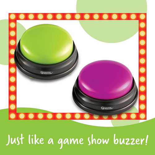 Juego 4x Botones Sonidos Buzzers Presiona Botón Sonido Color