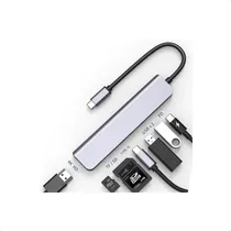 Comprar Hub Adaptador Usb Tipo C 7 En 1 Para Mac Macbook Windows