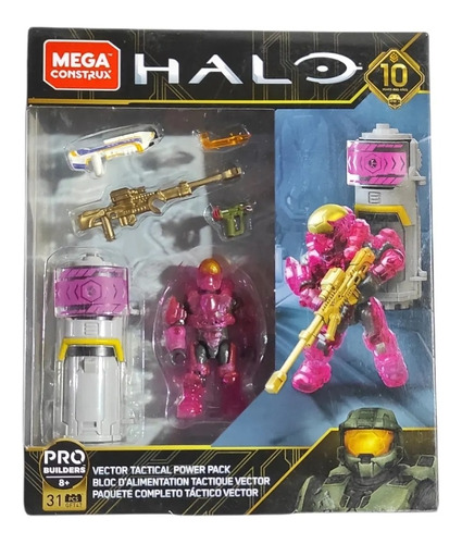 Halo Mega Construx Serie 10 Pack Vector Táctical Power