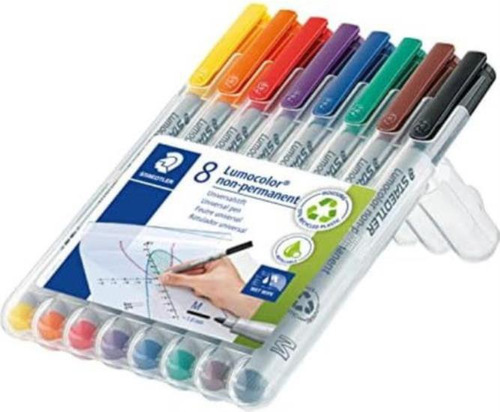 Rotuladores Staedtler Lumograph Borrado Húmedo No Marcadores