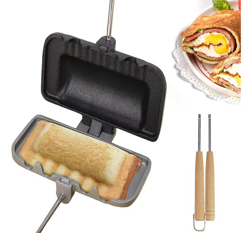 Hot Sandwich Maker Hot Dog Toaster Double Sided Nonstick San