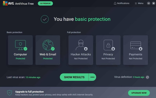 Antivirus Avg Ultimate (3 Dispositivos 1 Año)