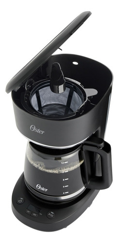 Cafetera Oster Programable Capacidad 12 Tazas Bvstdcp121b Negro