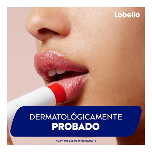 Labello Bálsamo Labial Con Color Fresa 4.8 G