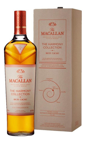 Pack De 6 Whisky The Macallan The Hamony Rich Cacao 700 Ml