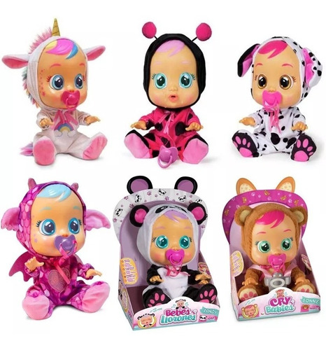 Imagen 1 de 10 de Muñeca Bebe Lloron Baby Cry Lagrimas Reales Imc Toys Sellada