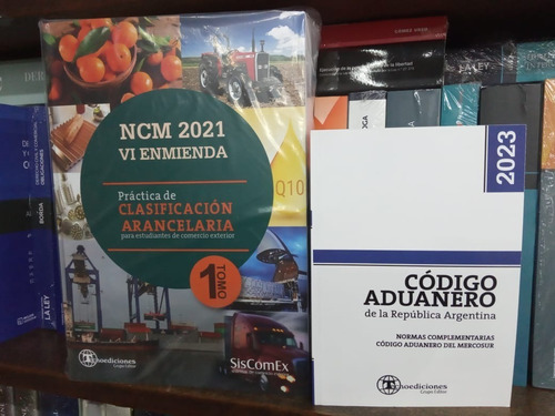 Pack Codigo Aduanero + Nomenclatura Comun Del Mercosur