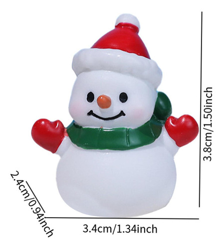 2 Estatua De Muñeco De Nieve De Navidad En Estilo E