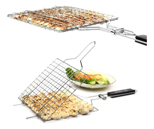 3 Mini Parrilla De Plegable, Parrilla Plegable De Material