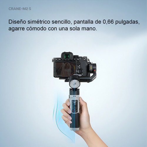 Cámaras Sin Espejo Y Compactas Gimbal Zhiyun Crane-m2 S En Color Negro