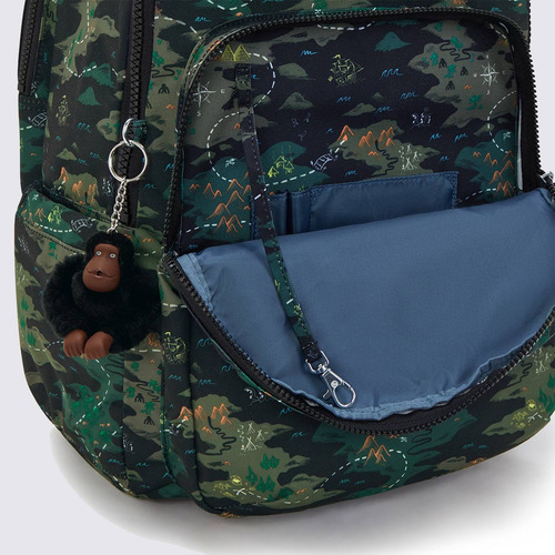 Mochila Kipling Seoul College Estampado I79733pb Cor Preto