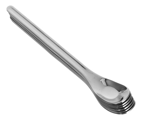 Cucharas Agitadoras De Acero Inoxidable De 6 Piezas: Cuchara