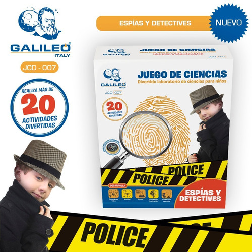Juego De Ciencia Espias Y Detectives Galileo Jc 007 Educando