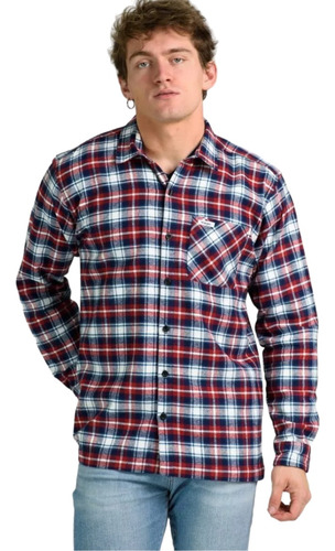 Camisa Manga Larga Hombre Wrangler North Carolina