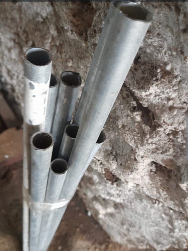 Lote 10caños Galvanizados De 85cm A 11