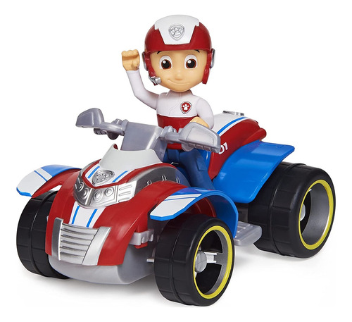 Paw Patrol Con Vehículo Auto Ryder Skye Chase Tracker Rocky