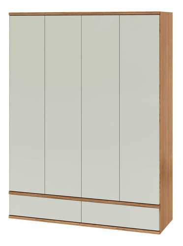Guarda-roupa 180 Cm Com 4 Portas Quarto Freijó/off Hjwt