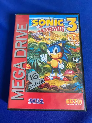 Jogo Sonic The Hedgehog 2 original Tectoy para Sega Mega Drive +