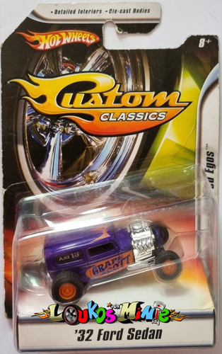 Hot Wheels ´32 Ford Sedan Custom Classics Grape Scott 1:50