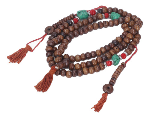 Perlas De Oración Budista, 108 Bolas, Diseño Étnico, De Hues