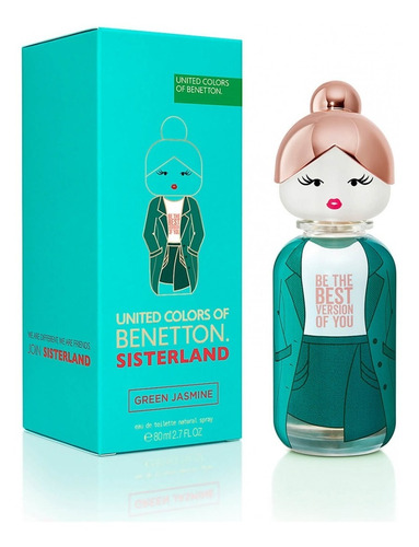 Perfume Importado Benetton Sisterland Green Jasmine Edt 80ml